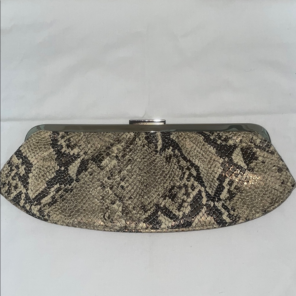 New with Tag Banana Republic Snakeskin Clutch Bag